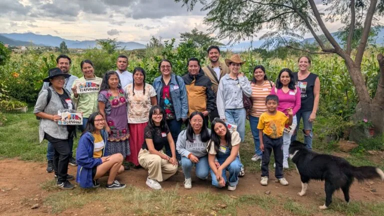 The Tlayudona Team - Liz, Valeria, and Jen